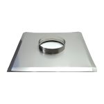 Skursteņa nosedze ar paaugstinātu izeju &Oslash;100 čaulai 50x50cm &ndash; WBKKL110-50X50