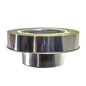 Dubultsienu izolētā dūmvada apak&scaron;ējais adapteris uz viensienu &Oslash;400/500 - IUOF400