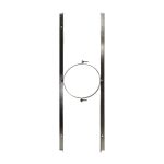 Dubultsienu izolētā dūmvada starpstāvu stiprinājums &Oslash;600 100cm &ndash; IOPDL600