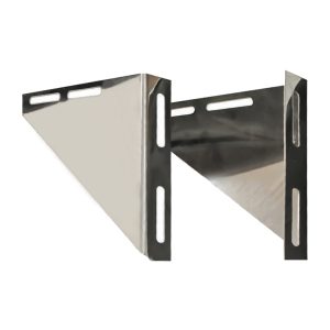 Dubultsienu izolētā dūmvada konsoles sienas stiprinājumi 333x250mm - IWSP2-330X250
