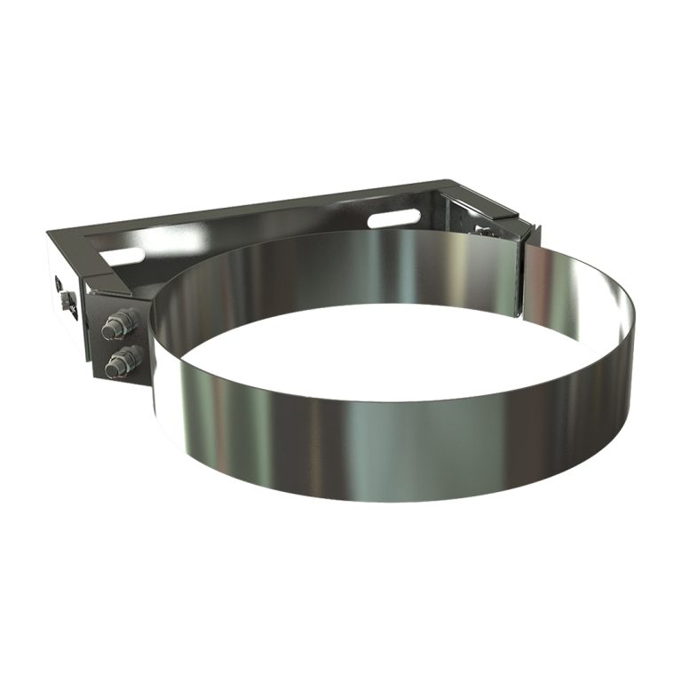 Dubultsienu izolētā dūmvada sienas stiprinājums &Oslash;350 200-275mm distancei no sienas &ndash; IOSW350-IWSO-200-275