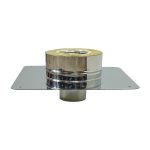 Dubultsienu izolētā dūmvada bāzes konsole ar plakanu virsmu &Oslash;500/600 ar pāreju uz viensienu &Oslash;500 &ndash; IPPF500