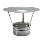 Skursteņa čaulas jumtiņ&scaron; &Oslash;300 (1mm) &ndash; WDPK300