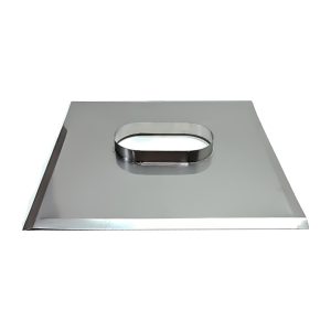 Skursteņa nosedze ar paaugstinātu izeju 110x230 ovālajai čaulai 50x50cm - OBKKL130X250-50X50