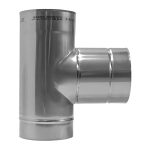 Skursteņa čaulas t-gabals 90&deg; &Oslash;160 (1mm) &ndash; WTK160-90