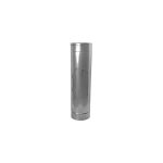 Skursteņa čaula 0.5m &Oslash;130 ar revīziju vidū (1mm) &ndash; WRRK130-0,5