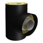 Smooth dubultsienu dūmvada t-gabals 90&deg; &Oslash;200/300 &ndash; ITSM200-90