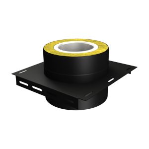 Smooth dubultsienu dūmvada sienas & bāzes konsole &Oslash;150/250 - IPPPSM150