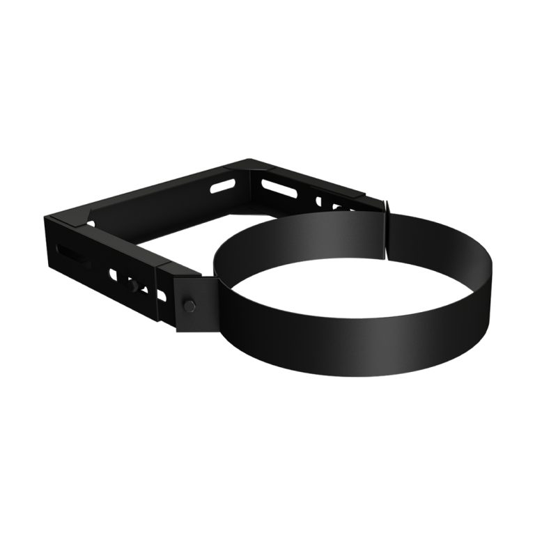 Smooth dubultsienu dūmvada sienas stiprinājums &Oslash;225 275-350mm distancei no sienas &ndash; IOSWM225-IWSOM-275-350-SM