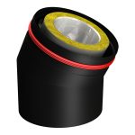 Aero trīssienu dūmvada līkums 27&deg; &Oslash;130/250 &ndash; AEKM130-27